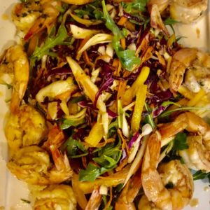 Asian slow with shrimp